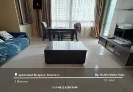 Sewa Apartement Denpasar Residence Low Floor 1BR Furnished View City