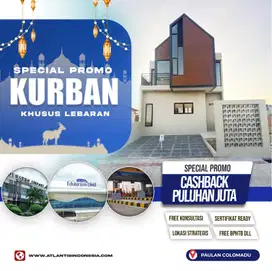 BOOKING SEGERA! PROMO LEBARAN KURBAN RUMAH 2 LANTAI DI COLOMADU