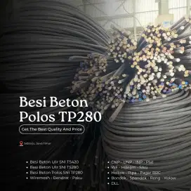 Besi beton polos SNI TP280 reday stok