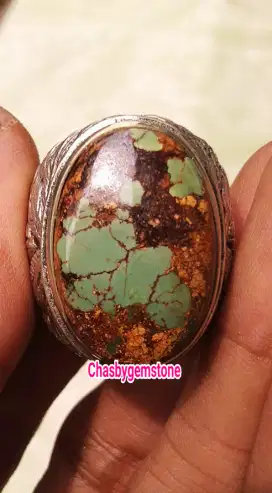 Cincin pirus Persia serat kura Lawas- Persia ceplok kura lawasan