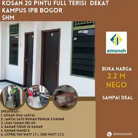 Kosan 20 Pintu Dijual Full Terisi Dekat Kampus IPB Bogor SHM