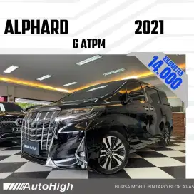 DP10% [Km14.000] Alphard G ATPM 2021 Black Reg 2022 #AUTOHIGH