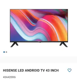 HISENSE LED ANDROID TV 43 INCH