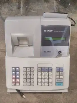 DI JUAL CEPAT MESIN KASIR SHARP XE-A023 KONDISI NORMAL BISA LANGSUNG D