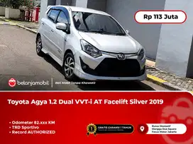 [WARRANTY] Toyota Agya 1.2 TRD Sportivo Dual VVT-i AT Silver 2019/2020