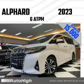 DP10% [Km15.000] Alphard G ATPM 2023 White Reg 2022 #AUTOHIGH