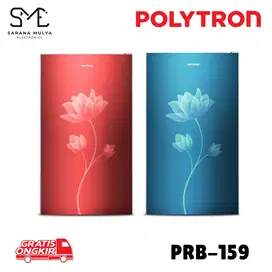 POLYTRON KULKAS 1 PINTU - PRB 159 R/B - LEMARI ES 150 LITER