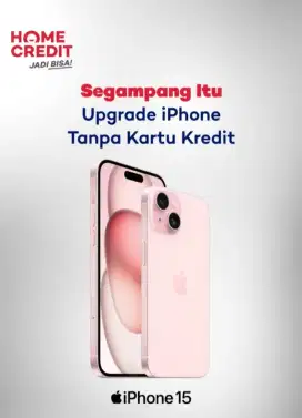 CICILAN IPHONE 15 128GB, BEBAS 2X CICILAN