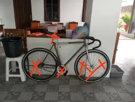 Frameset sepeda fixie