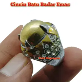 Cincin Batu Akik Badar Emas Antik Top Quality Badar Emas Cincin