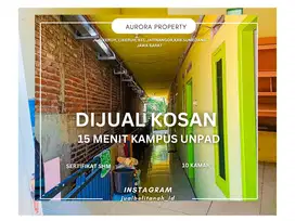 DIJUAL KOSAN 15 MENIT KAMPUS UNPAD 10 KAMAR LEGALITAS SHM