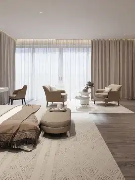 Jual tirai jendela gordyn hordeng gorden wallpaper dinding rollblind v