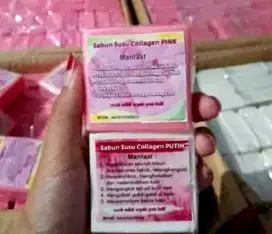 Sabun Susu Collagen Pink Sabun Colegen Putih Sabun Pemutih