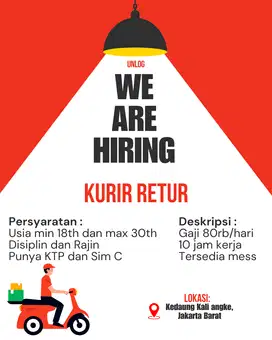 Lowongan Kerja Kurir Retur