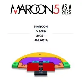 Tiket Maroon 5 CAT4 at JIS