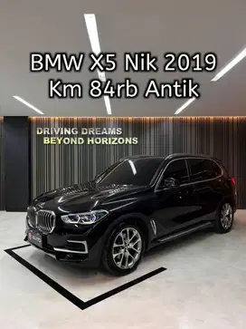 BMW X5 XDrive40i AT 2020 Hitam B723BLW Km84rb nik 2019