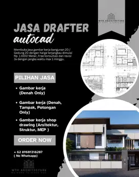 Jasa Drafter Gambar Kerja / Shop Drawing Autocas 2D