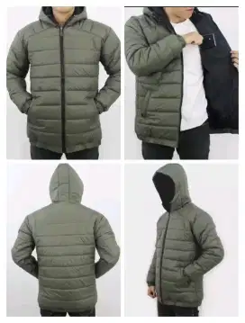 Jaket Gelembung Puffer Pria Musim Dingin Baru