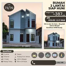 Rumah Mewah Siap Huni 2 Lantai Boyolali