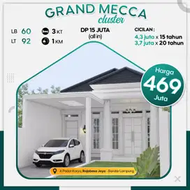 CLUSTER MEWAH DI PADAT KARYA GRAND MECCA RAJABASA BANDAR LAMPUNG