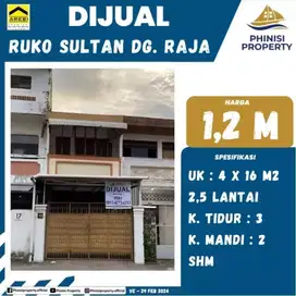 DIJUAL Ruko Jalan Sultan Daeng Raja