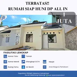 JARANG ADA! BELI RUMAH STRATEGIS DI BANDUNG DP ALL IN CUMA 1 JUTA SAJA