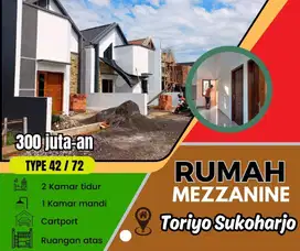 Di Jual Rumah Mezanine Di Sukoharjo Dekat RSUD Dan Kampus Univet