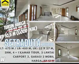 termurah  rumah lux setraduta mainroad bandung utara