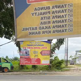 dijual tanah kavling di pasar 12 seirotan tembung