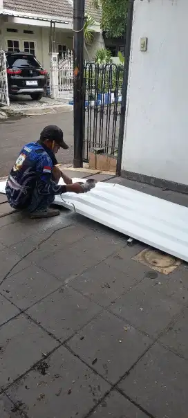 Jasa kanopi galvalum hemat biaya
