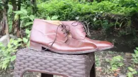 Sepatu Pantofel Boots Tali Size 43