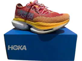 Sepatu HOKA CIELO X1 WOMEN ROAD RUNNING SHOES CERISE / SOLAR FLARE