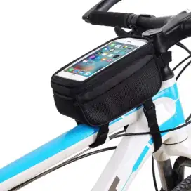 Tas Sepeda B-SOUL Waterproof Top Tube Bag untuk 5.7 inch Smartphone