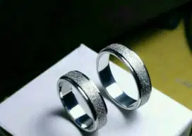 Cincin couple perak murni