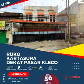 Ruko Bangunan 2 Lantai Dekat Pasar Kleco