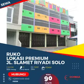 Ruko Lokasi Premium Jl. Slamet Riyadi Solo