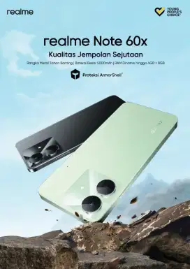 REALME NOTE 60X - KUALITAS JEMPOLAN SEJUTAAN