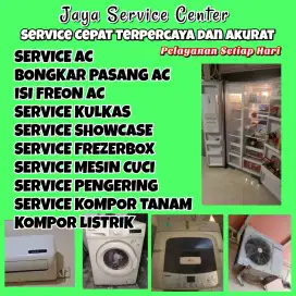 Service AC Bongkar Pasang AC Servis Mesin Cuci Kulkas isi freon Tandes