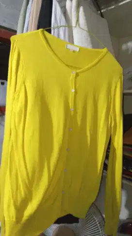 Cardigan Wanita Kuning 0r1