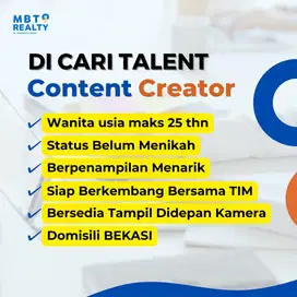 Cari talent konten kreator