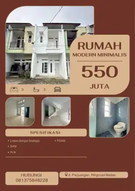 DIJUAL RUMAH CANTIK DENGAN HARGA TERJANGKAU DI KAWASAN RINGROAD