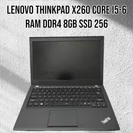 LENOVO THINKPAD X260 CORE i5 gen 6 RAM DDR4 8GB SSD 256GB NO MINUS