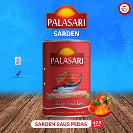 Palasari Sarden Saus Tomat dan Cabe 425gr kaleng besar