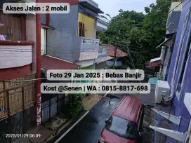 Kost Bebas Banjir @ Senen Galur Johar Baru Cikini Kramat Pulo Kwitang