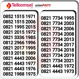 NOMER CANTIK TELKOMSEL , spesial TAHUN KELAHIRAN