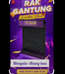 RAK DINDING V-GEN BARU