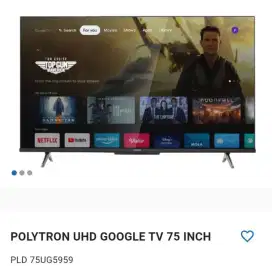 Promo tv 75inch at electronic city