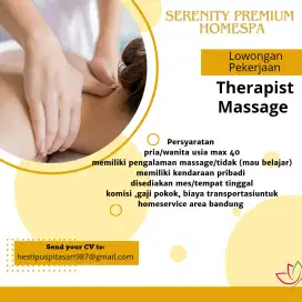 Therapist massage