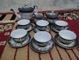 TEA SET NAGA ANTIK