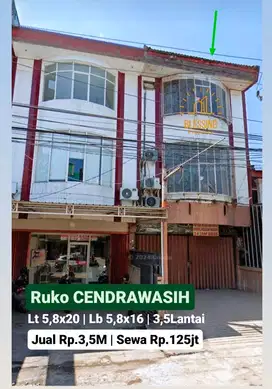 Ruko sewa dan jual jl cendrawasih depan bca